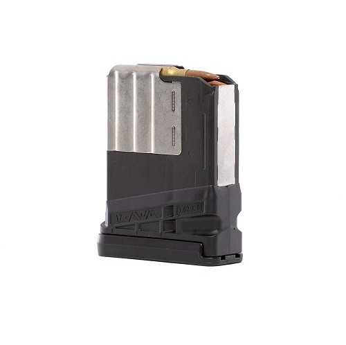 Lancer L7AWM SR-25 7.62X51 5-Round Magazine- Opaque Black- L705BLK