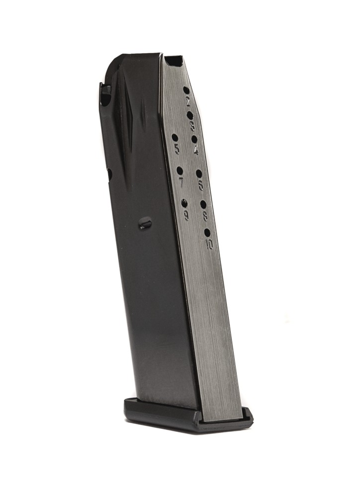 Century Arms Canik TP9 Series 9mm Luger 10-Round Full Size Magazine- Steel Black- MA549