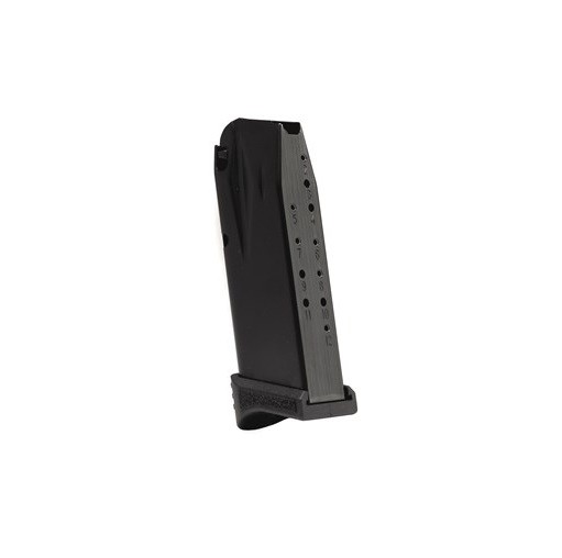 Century Arms Canik TP9 Elite 9mm Luger 12-Round Sub-Compact Magazine with Finger Rest- Steel Black- MA902