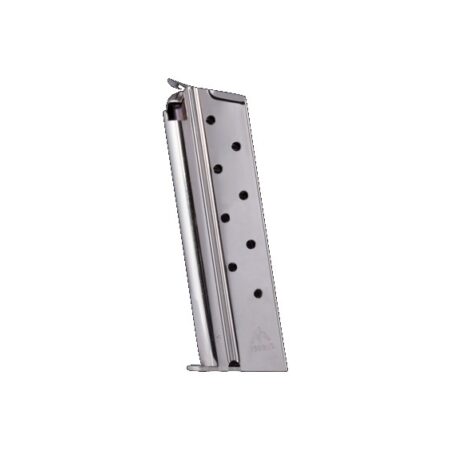 Mec-Gar 1911 Government, Commander .38 Super 9-Round Magazine- Steel Nickel- MGCGOV38N