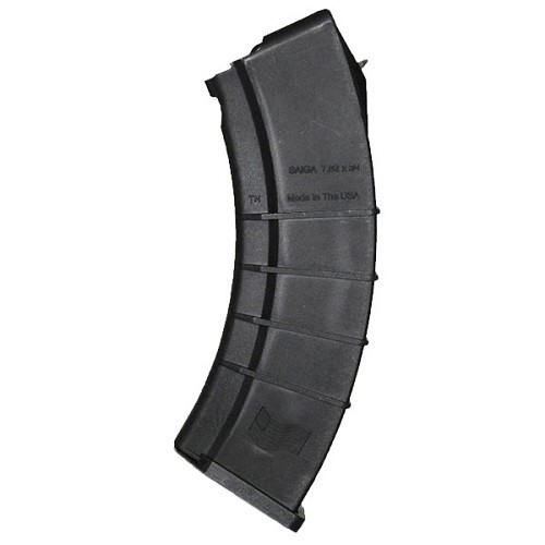 SGM Tactical Saiga 7.62x39 30-Round Magazine- Black Polymer- SSGMP76230
