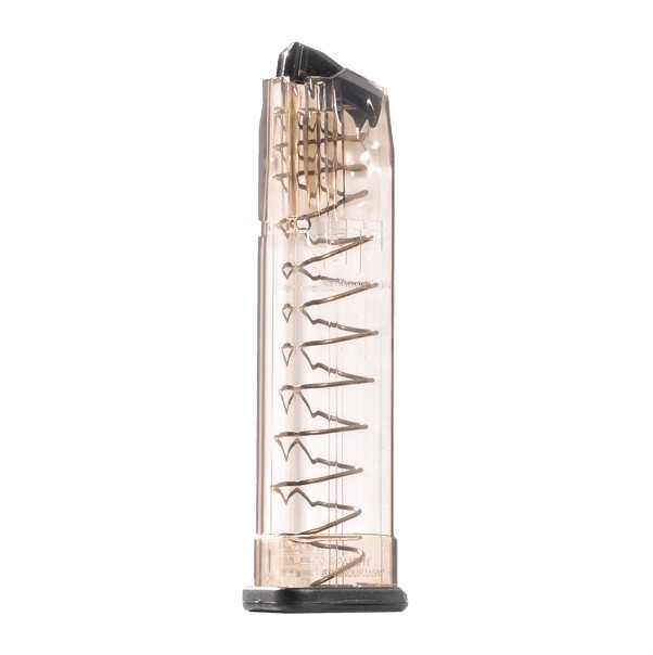Elite Tactical Systems S&W M&P 9mm Luger 21-Round Magazine- Translucent Polymer- SW9-MP-21