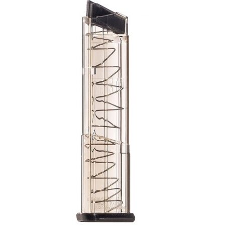 Elite Tactical Systems M&P Shield 9mm Luger 12-Round Extended Magazine- Translucent Polymer- SW9-SHD-12