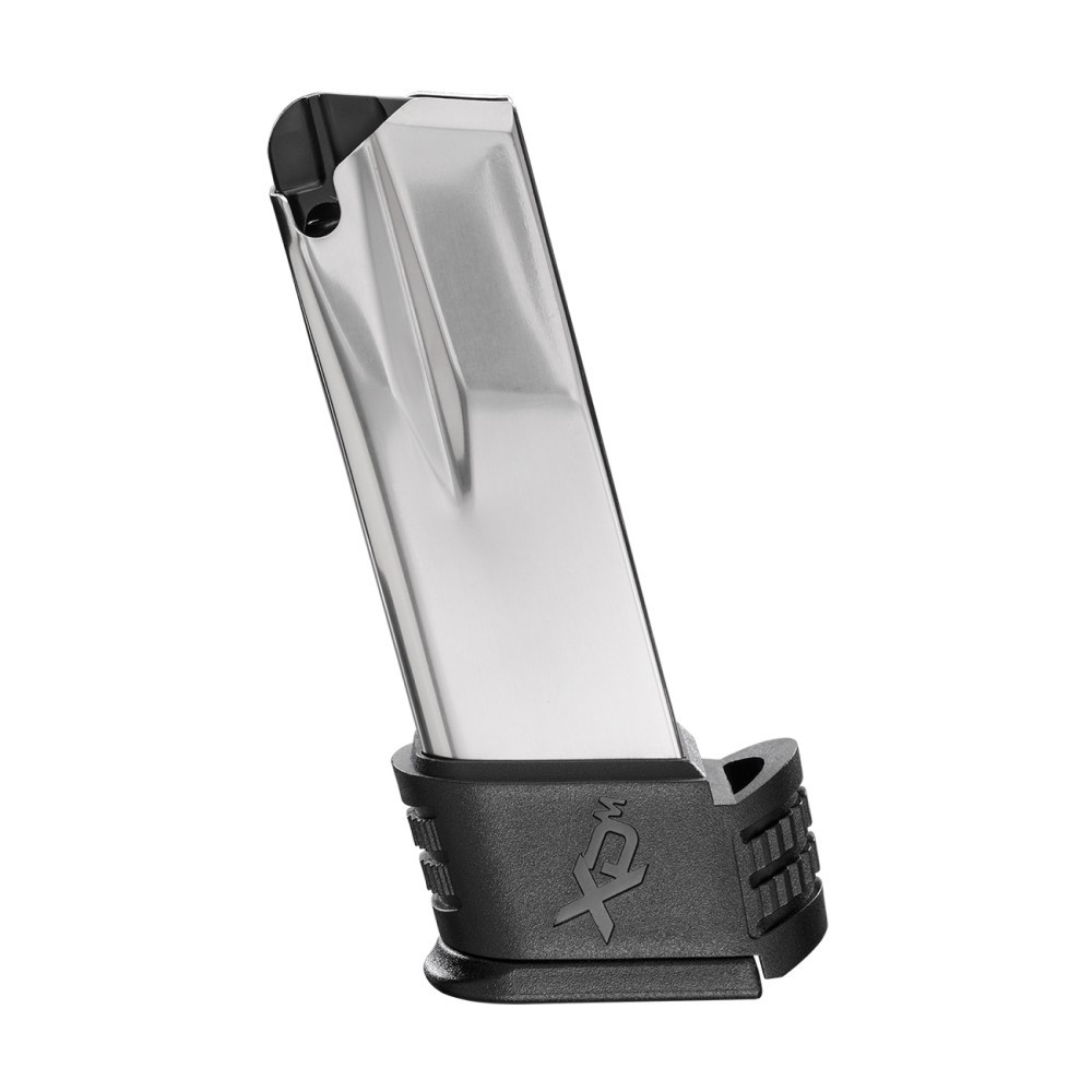 Springfield Armory XD-M Elite Compact 10mm Auto 15-Round Extended Magazine w/ Grip Sleeve #1- Stainless Steel- XDME50151