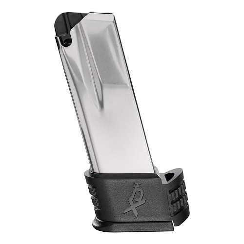 Springfield Armory XD-M Elite Compact 10mm 15-Round Extended Magazine w/ Grip Sleeve #2- Stainless Steel- XDME50152