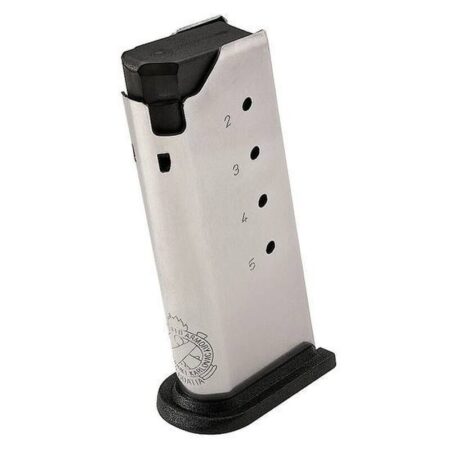 Springfield Armory XD-S .45 ACP 5-Round Magazine- Stainless Steel- XDS5005