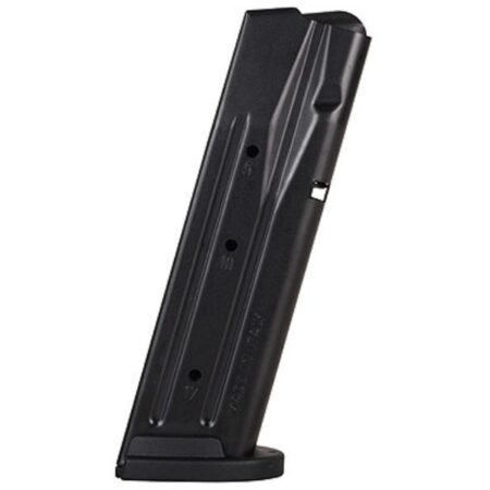 SIG SAUER P250/P320 Full Size 9mm 17-Round Magazine- Black Steel- MAG-MOD-F-9-17