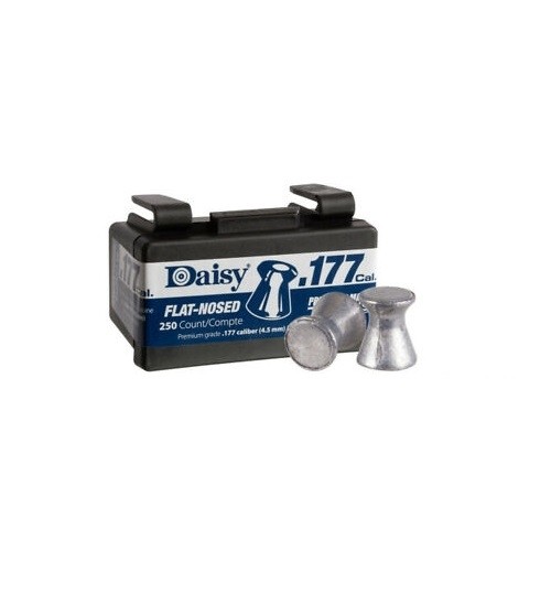 an image of the product Daisy Precision Max .177 Caliber/4.5mm Flat Nose Pellets- Box of 250 - 990257
