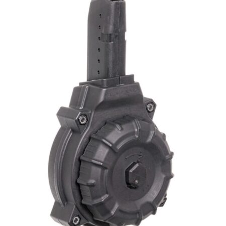 ProMag AR-15 Glock Style 9mm Luger 50-Round Drum Magazine- Black Polymer