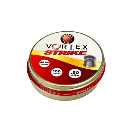 an image of the product Hatsan USA Vortex Strike .30 Caliber/7.62mm Domed Pellets- Tin of 100 - HA90643