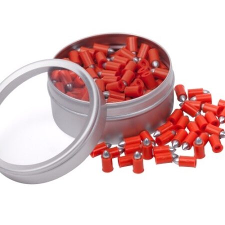 an image of the product Crosman Fast Flight Penetrators .177 Caliber/4.5mm Pointed High Velocity Pellets- Lead-Free- Tin of 150 - LF1754