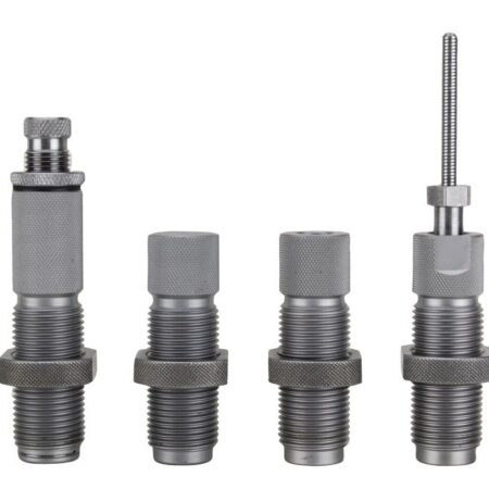 an image of the product Hornady Custom Grade New Dimension .450 Bushmaster 4-Die Reloading Set- 546452