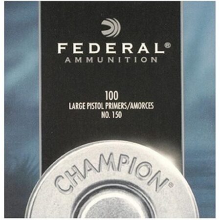 Federal Large Pistol Primers #150- Box of 1000 (HAZMAT Fee Required)- NO.150