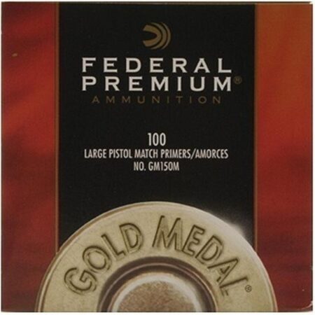 Federal Premium Gold Medal Large Pistol Match Primers #150M- Box of 1000 (HAZMAT Fee Required)- GM150M