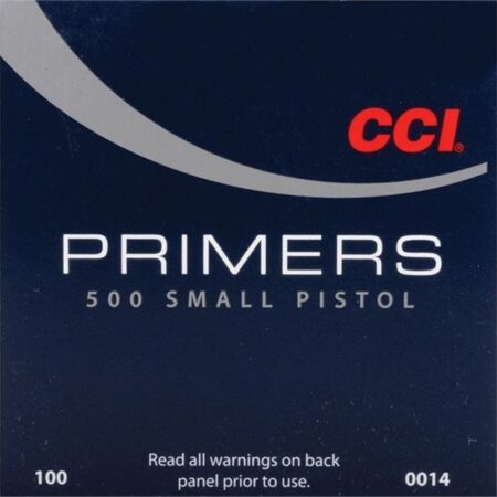 CCI Small Pistol Primers #500- Box of 1000 (HAZMAT Fee Required)- 14