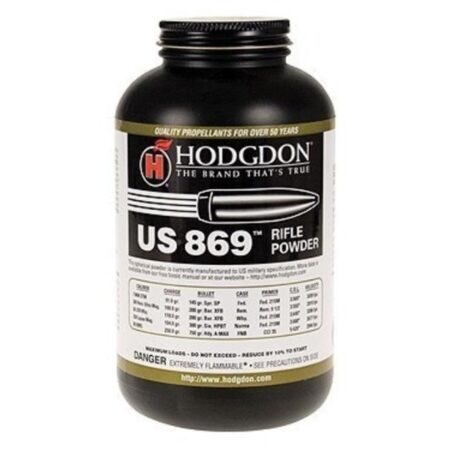 Hodgdon US 869 Smokeless Powder- 1 Lb. (HAZMAT Fee Required)- H8691