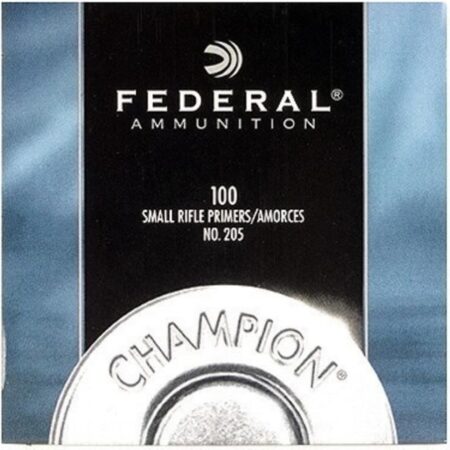 Federal Small Rifle Primers #205- Box of 1000 (HAZMAT Fee Required)- NO.205