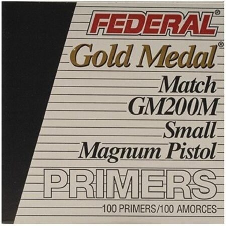 Federal Premium Gold Medal Small Pistol Magnum Match Primers #200M- Box of 1000 (HAZMAT Fee Required)- GM200M