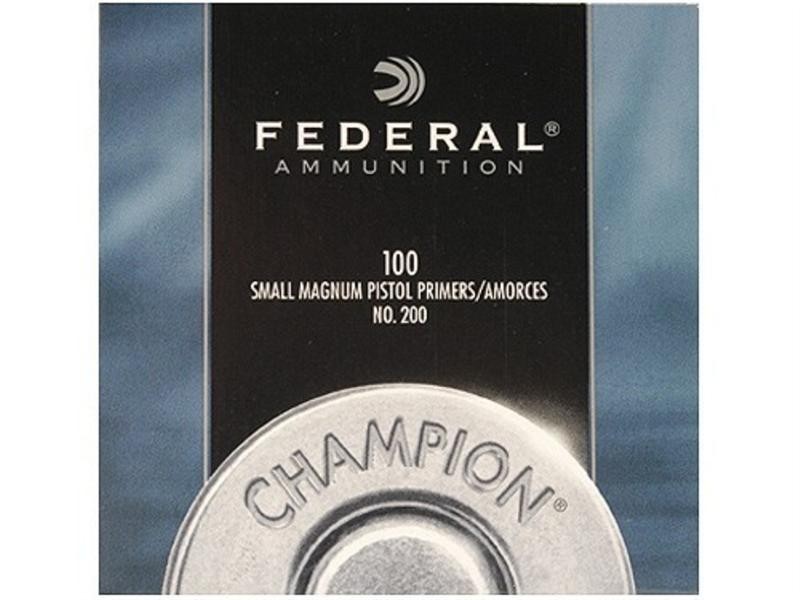 Federal Small Pistol Magnum Primers #200- Box of 1000 (HAZMAT Fee Required)- NO.200