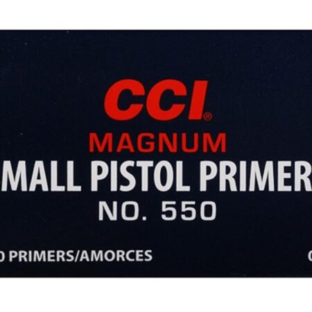 CCI Small Pistol Magnum Primers #550- Box of 1000 (HAZMAT Fee Required)- 18