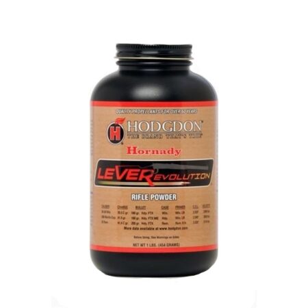 Hodgdon Hornady LEVERevolution Smokeless Powder- 1 Lb. (HAZMAT Fee Required)- HLEV1