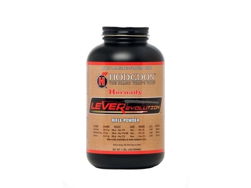 Hodgdon Hornady LEVERevolution Smokeless Powder- 1 Lb. (HAZMAT Fee Required)- HLEV1