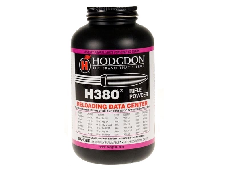 Hodgdon H380 Smokeless Powder- 1 Lb. (HAZMAT Fee Required)- H3801