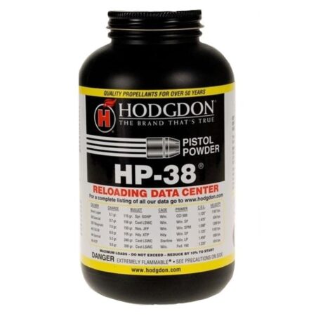 Hodgdon HP38 Smokeless Powder- 1 Lb. (HAZMAT Fee Required)- HHP381