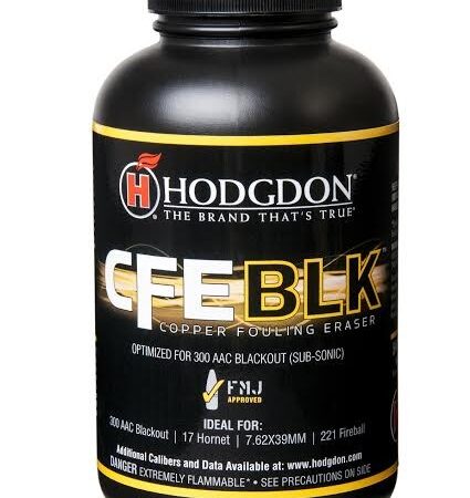 Hodgdon CFE BLK Smokeless Powder- 1 Lb. (HAZMAT Fee Required)- HBLK1