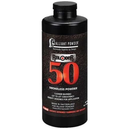 Alliant Reloder 50 Smokeless Powder- 1 Lb. (HAZMAT Fee Required)- HRL501
