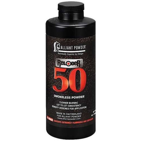 Alliant Reloder 50 Smokeless Powder- 1 Lb. (HAZMAT Fee Required)- HRL501