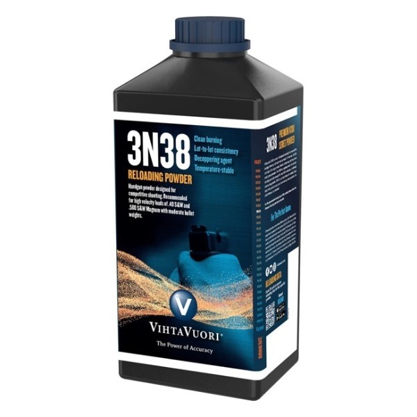 Vihtavuori 3N38 Smokeless Powder- 1 Lb. (HAZMAT Fee Required)- VN3N381
