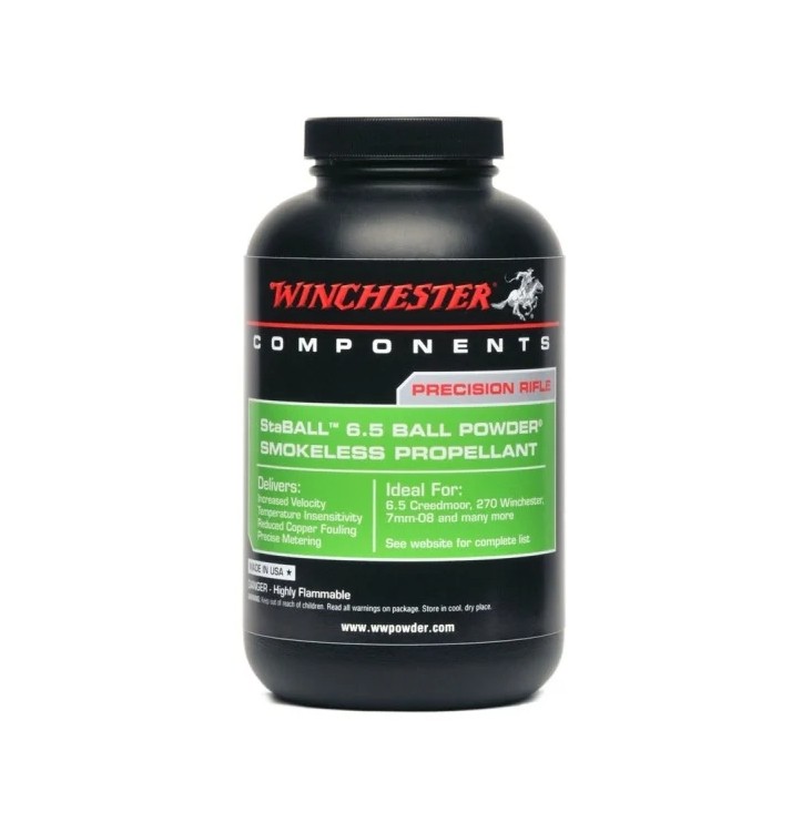 Winchester StaBALL 6.5 Ball Smokeless Powder- 1 Lb. (HAZMAT Fee Required)- WINSB1