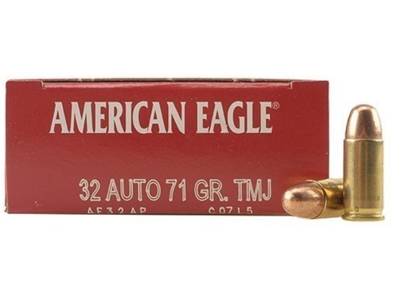 Federal American Eagle .32 ACP 71 Gr. Total Metal Jacket- Box of 50