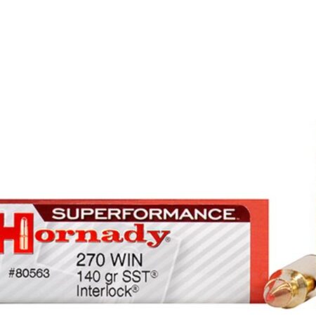 Hornady SUPERFORMANCE SST .270 Winchester 140 Gr. SST InterLock- Box of 20