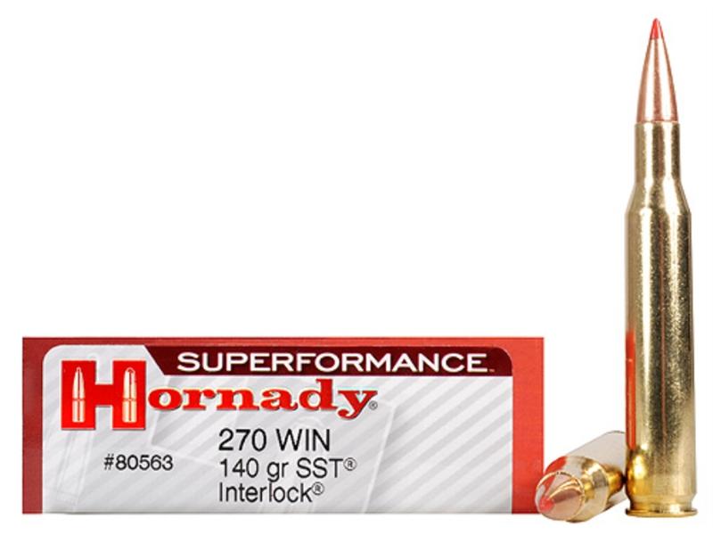 Hornady SUPERFORMANCE SST .270 Winchester 140 Gr. SST InterLock- Box of 20