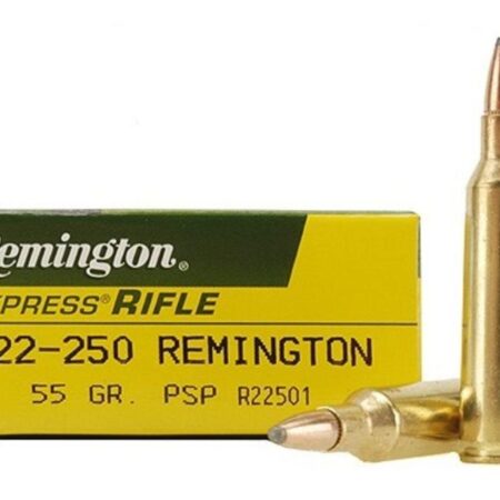 Remington Express .22-250 Remington 55 Gr. Pointed Soft Point- Box of 20