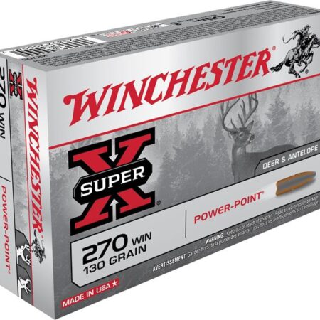 Winchester Super-X .270 Winchester 130 Gr. Power-Point- Box of 20