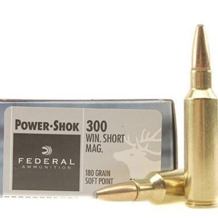 Federal Power-Shok .300 Winchester Short Magnum (WSM) 180 Gr. Soft Point- Box of 20