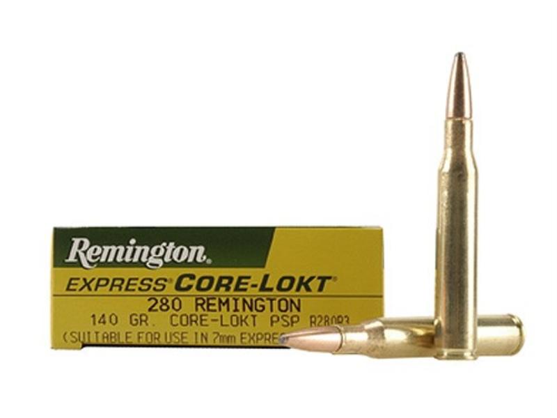 Remington Express .280 Remington 140 Gr. Core-Lokt Pointed Soft Point- Box of 20
