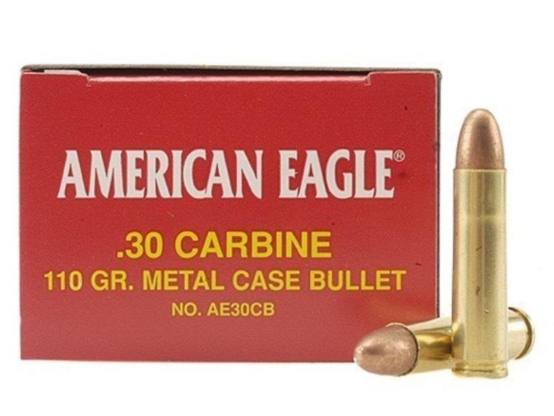 Federal American Eagle .30 Carbine 110 Gr. FMJ- Box of 50