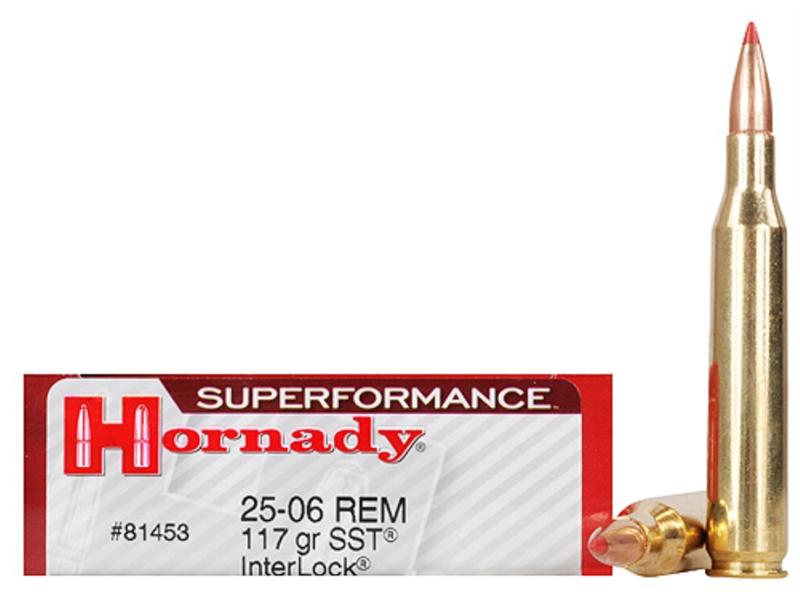 Hornady SUPERFORMANCE .25-06 Remington 117 Gr. SST InterLock- Box of 20