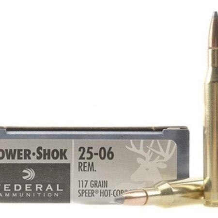 Federal Power-Shok .25-06 Remington 117 Gr. Speer Hot-Cor Soft Point- Box of 20