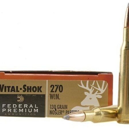 Federal Premium Vital-Shok .270 Winchester 130 Gr. Nosler Partition- Box of 20