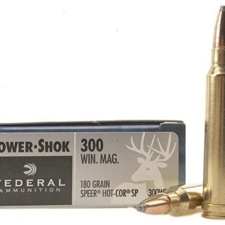 Federal Power-Shok .300 Winchester Magnum 180 Gr. Jacketed Soft Point- Box of 20