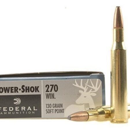 Federal Power-Shok .270 Winchester 130 Gr. Soft Point- Box of 20