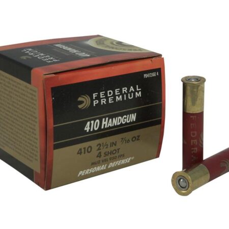 Federal Premium Personal Defense 410 Bore 2-1/2" 7/16 oz #4 Shot- Box of 20