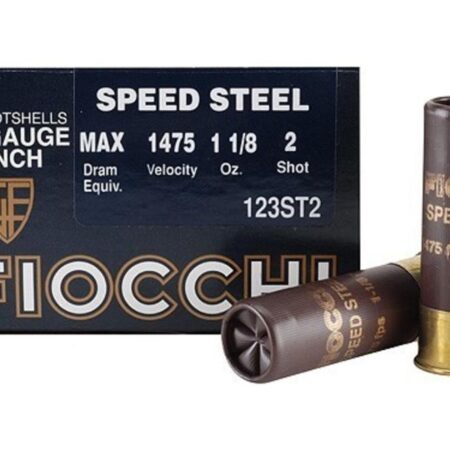 Fiocchi Speed Steel 12 Gauge 3" 1-1/8 oz #2 Non-Toxic Steel Shot- Box of 25
