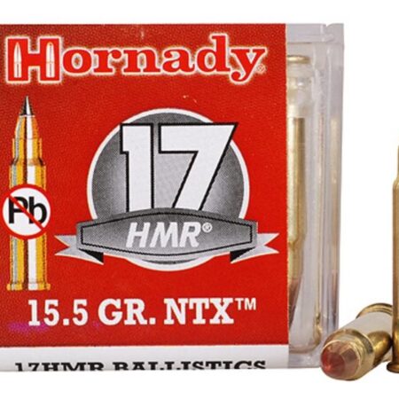 Hornady .17 Hornady Magnum Rimfire (HMR) 15.5 Gr. NTX- Lead-Free- Box of 50