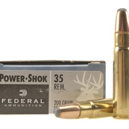 Federal Power-Shok .35 Remington 200 Gr. Round Nose Soft Point- Box of 20